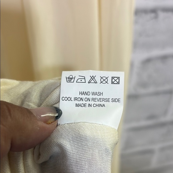 TFNC Gold Sequin and Cream Maxi Dress, size small - Picture 4 of 10